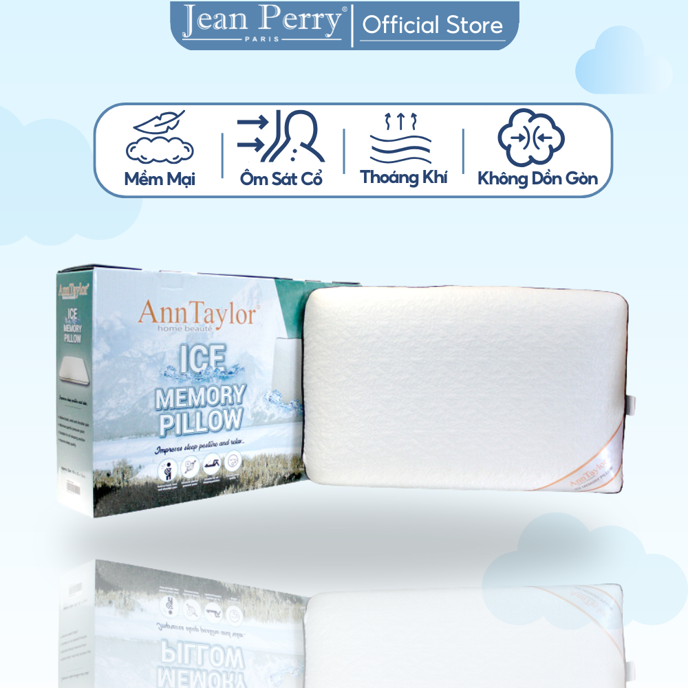 Jean Perry Memory Foam Pillow Lavender Jean Perry Gối Nằm Ann