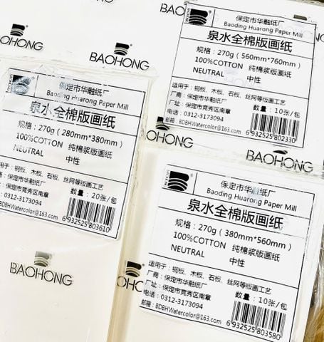  Giấy in BAOHONG định lượng 270g và 200g 