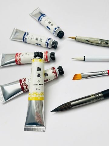  Màu nước SUNWAY làm từ khoáng sản tự nhiên,tuýp 21ml 