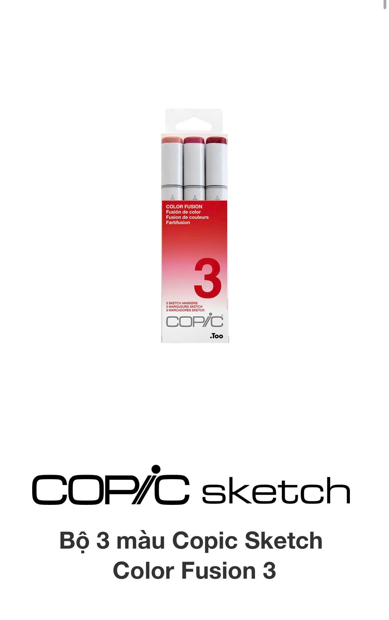 Bộ 3 cây sketch fusion 3