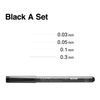 Bộ bút kim copic Black A