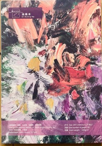  Sổ BAOHONG vẽ sơn dầu,makker,sáp dầu,acrylic 