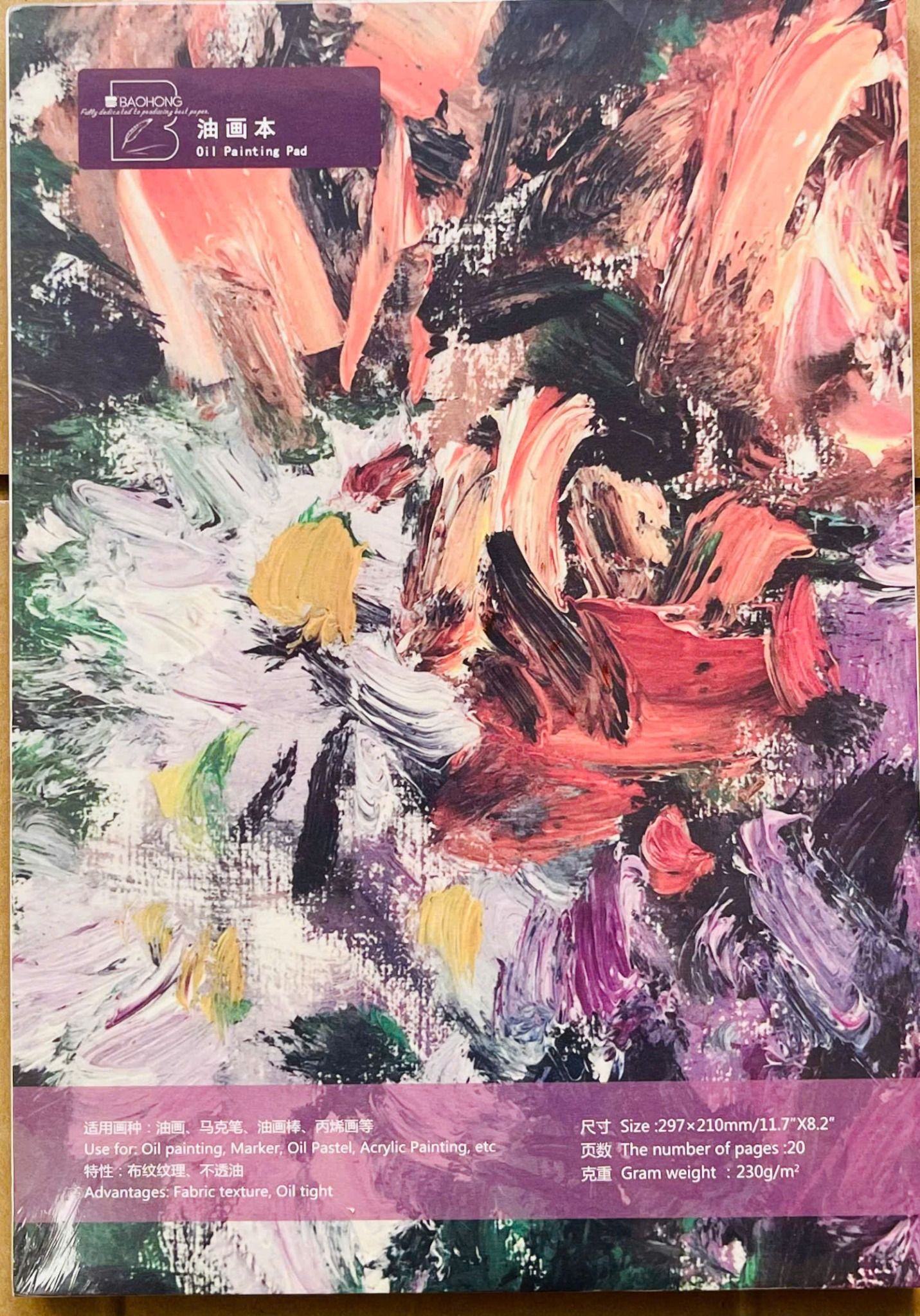 Sổ BAOHONG vẽ sơn dầu,makker,sáp dầu,acrylic