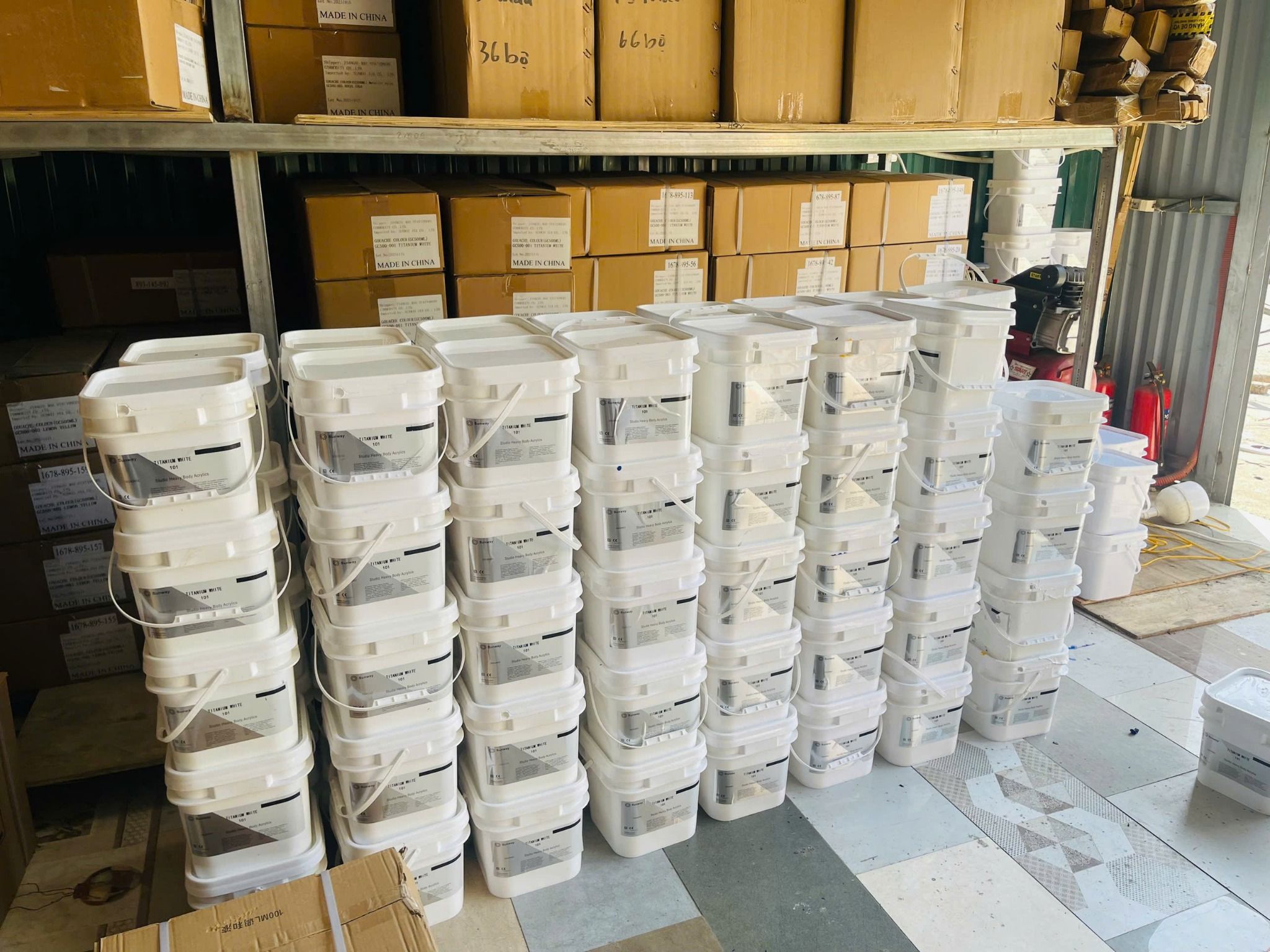 Sơn Acrylic SUNWAY xô 5kg