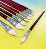 Cọ SUNWAY cán đỏ lông cừu trắng đầu lưỡi mèo K102