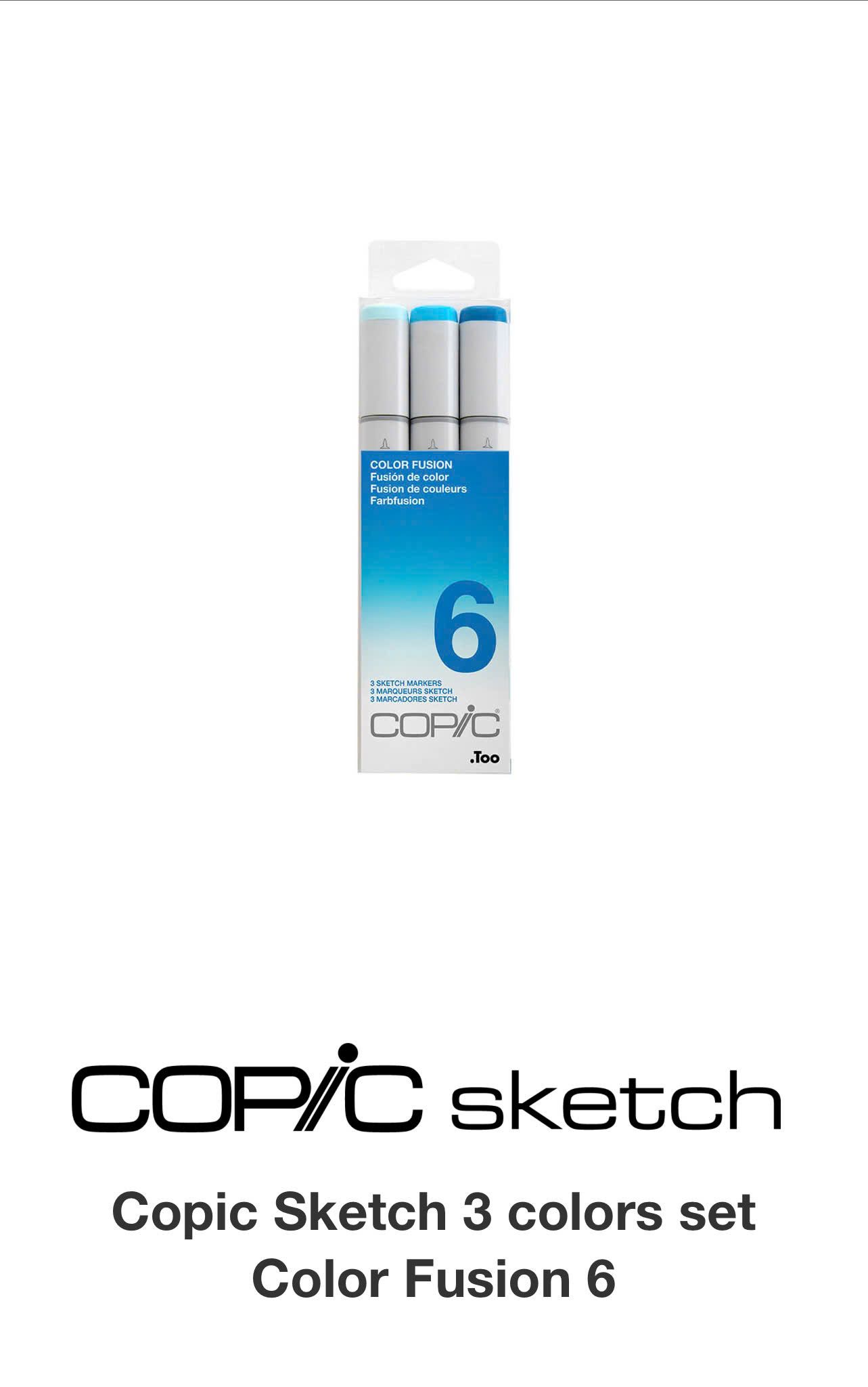 Bộ 3 cây sketch fusion 6