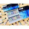 SƠn acrylic  SUNWAY bộ 12 màu,18 màu,24 màu,36 màu,dạng tuýp 12ml