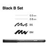 Bộ búy kim copic black B