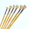 Bộ cọ 6 cây Cán vàng  cánh quạt