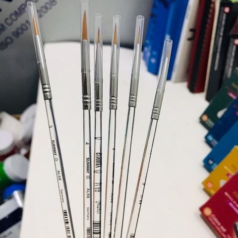  Combo  6 cọ tỉa cao cấp Al68 