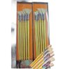 Bộ cọ 6 cây Cán vàng  cánh quạt