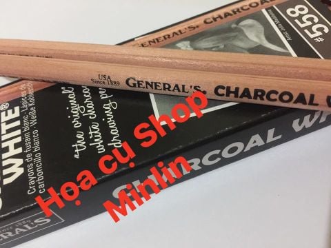  Bút Chì Than Trắng General's Charcoal White #558 