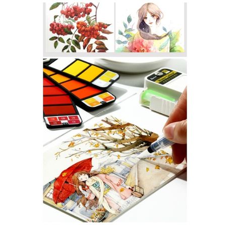  Màu nước Superior dạng thẻ quạt, Watercolor Superior 