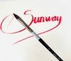 Cọ SUNWAY đầu lưỡi mèo lông sóc B207