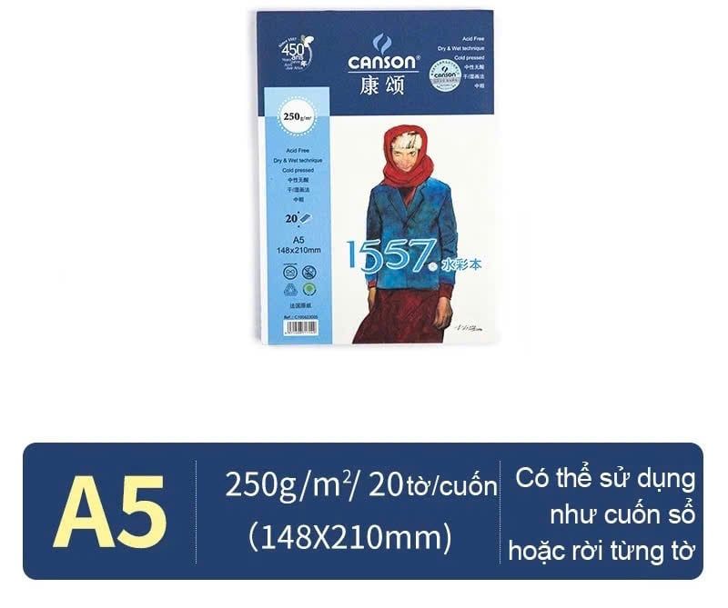 Sổ CANSON 1557 250g