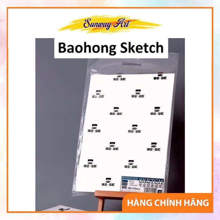 Giấy BAOHONG vẽ chì định lượng 150g