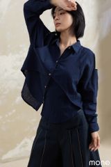 ASM dài tay layer chéo - Navy