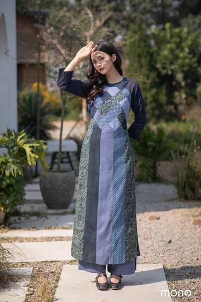 Áo dài linen DANON