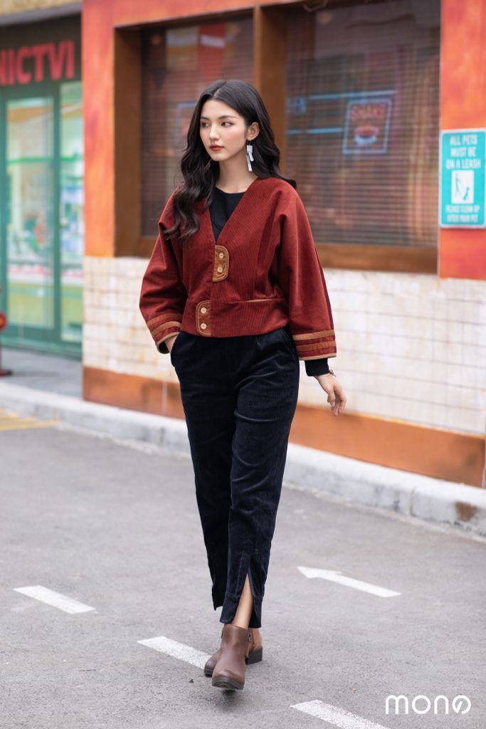 Quần nhung baggy NURO
