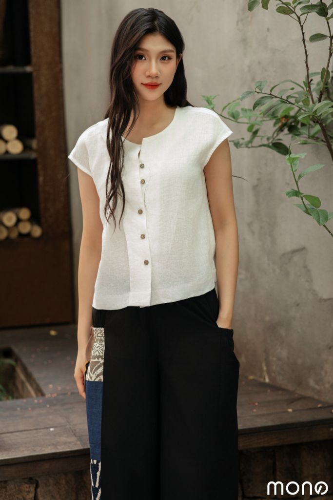ÁO ĐÁP NGOÀI - TRẮNG
