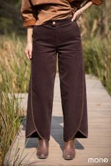 Quần nhung suông NURO - Nâu