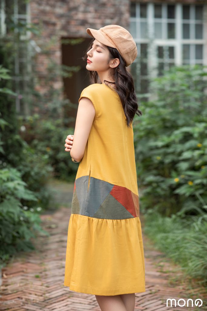 Váy suông can gấu đuôi cá