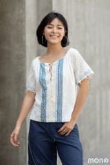 Áo linen BOKA - Trắng