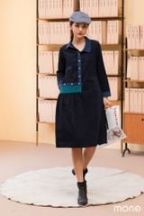 Váy nhung GOVU - Navy