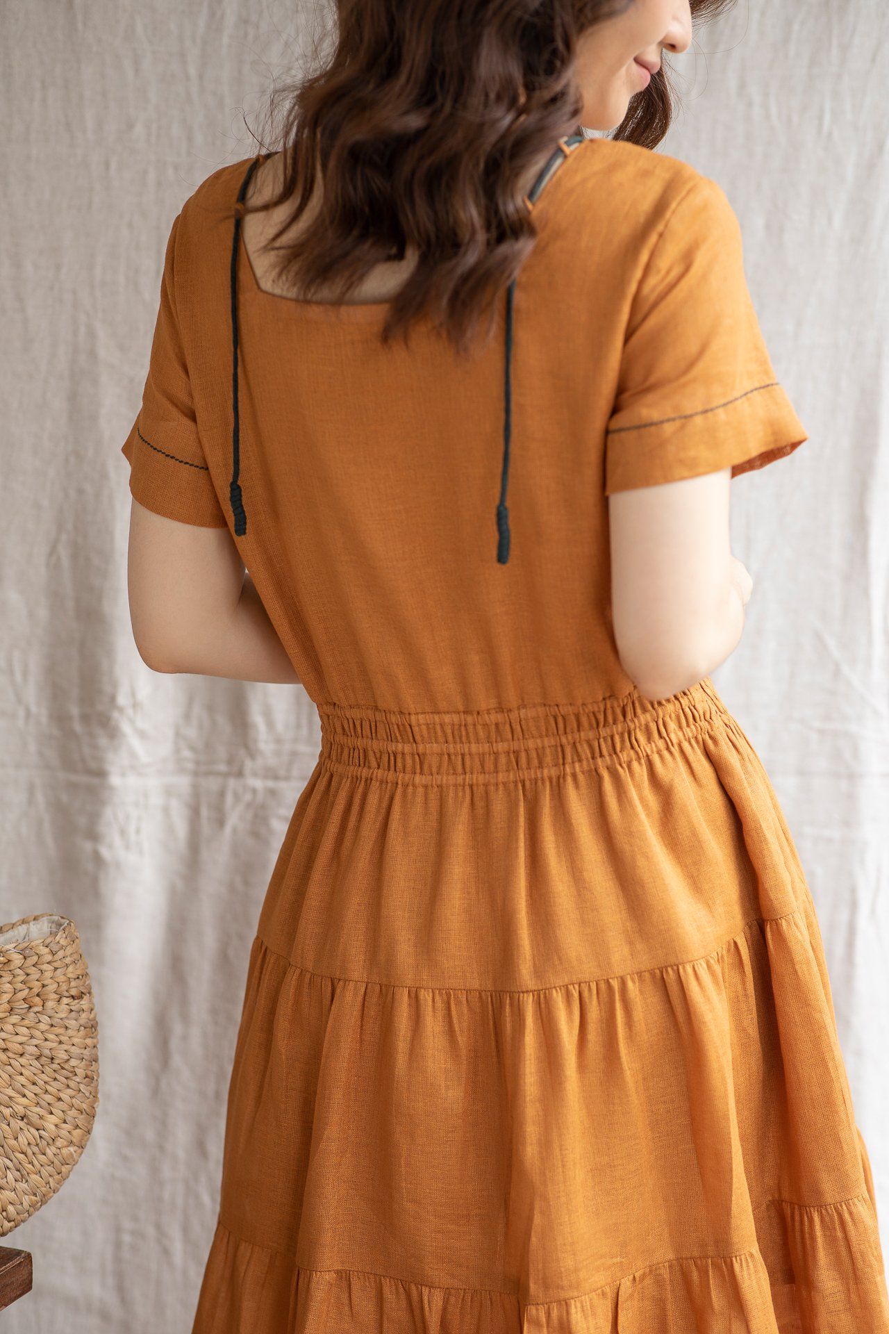 Đầm váy hoa nhí cutout eo nhún ngực bo chun lưng hàng loại 1 may 2 lớp kèm hình thật USA FASHION Lazadavn #39 Đầm váy hoa nhí cutout eo nhún ngực bo chun lưng hàng loại 1 may 2 lớp kèm hình thật USA FASHION Lazadavn