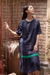 Váy cộc tay hở vai