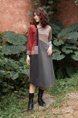 VÁY NHUNG CAN CHẮP PHỐI LỆCH BE