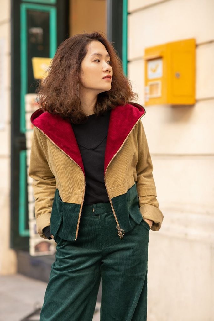 QUẦN NHUNG SUÔNG XẺ GẤU -  RÊU