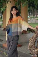 Áo kiểu tay lỡ can ô