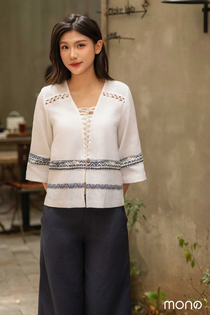 Áo kiểu BOHO Tesa