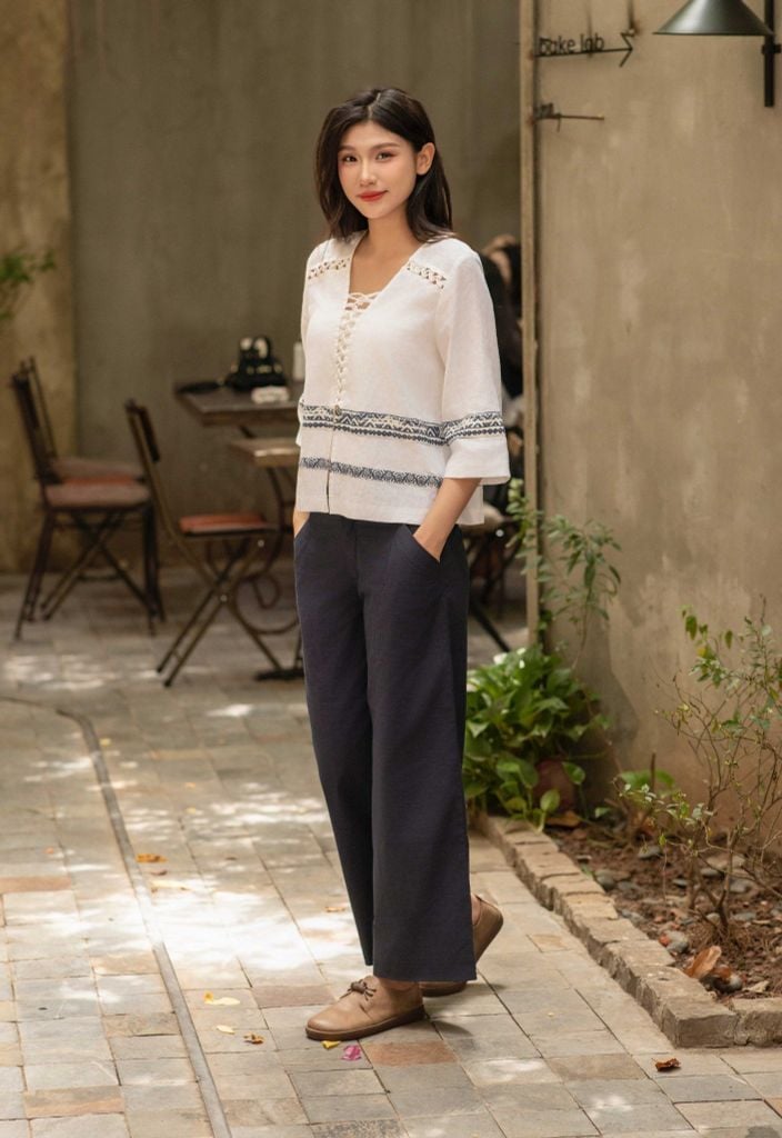 Áo kiểu BOHO Tesa