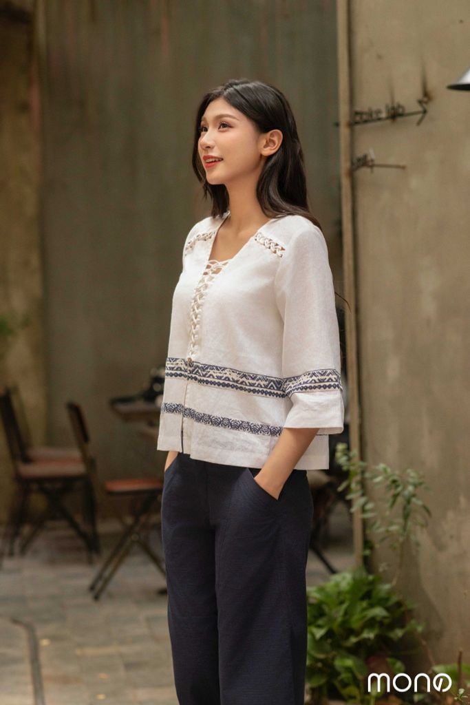 Áo kiểu BOHO Tesa
