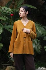 Áo khoác nhung nẹp Sole