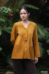 Áo khoác nhung nẹp Sole