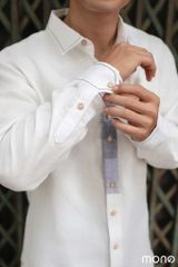 ASM nam can nẹp - Trắng