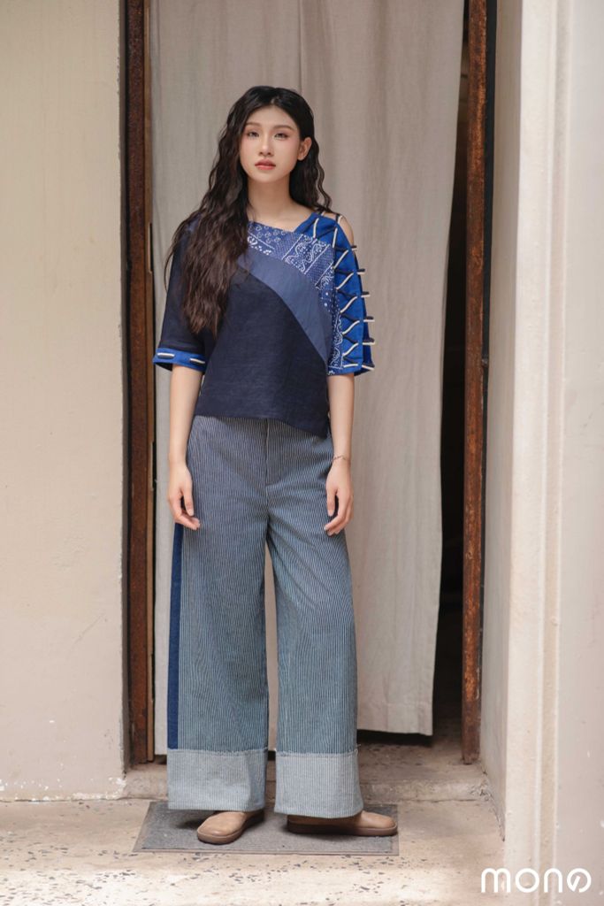 Quần linen đáp gấu TURU