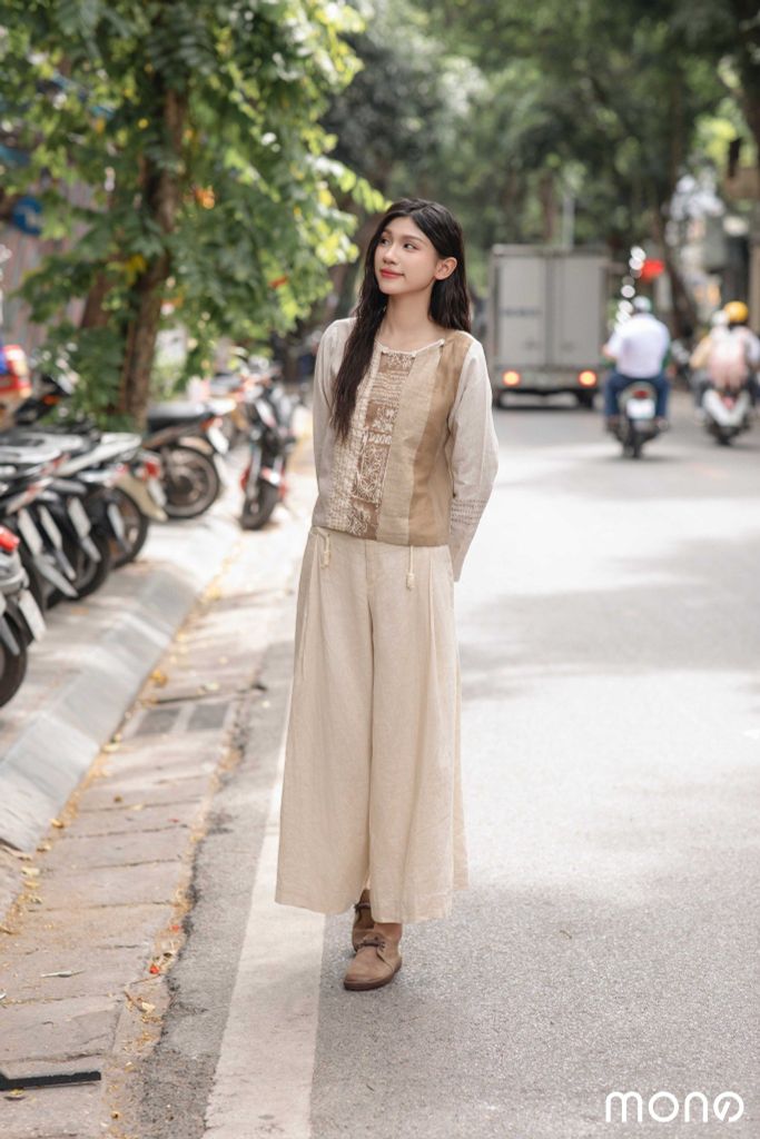 Áo kiểu nữ NAMA đột tay