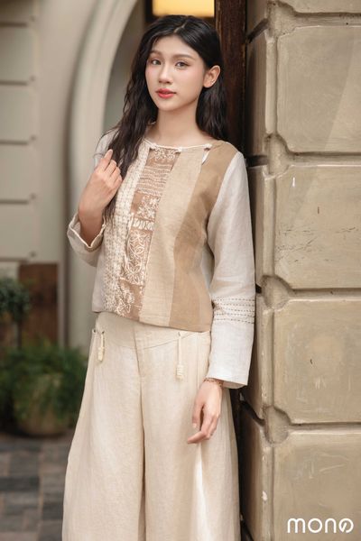 Áo kiểu nữ NAMA đột tay