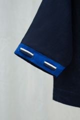 Áo kiểu nữ đan chéo vai - Navy