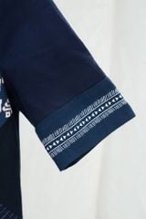 Váy midi cổ vuông can ngực - Navy