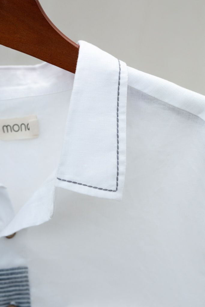 ASM nam can nẹp - Trắng