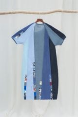 Váy bom can dọc - Navy