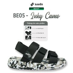 [Beast] BE05 - Inky Camo - Sandal SAADO