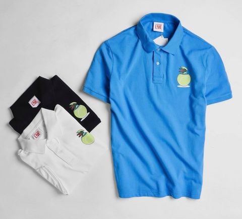 Polo LACOSTE logo bóng Tennis