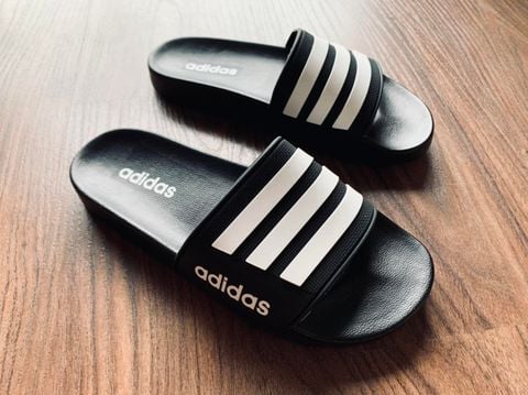 Dép Adidas 3 sọc trắng