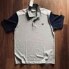 Polo cộc tay nam Lacoste Kẻ vai khác màu